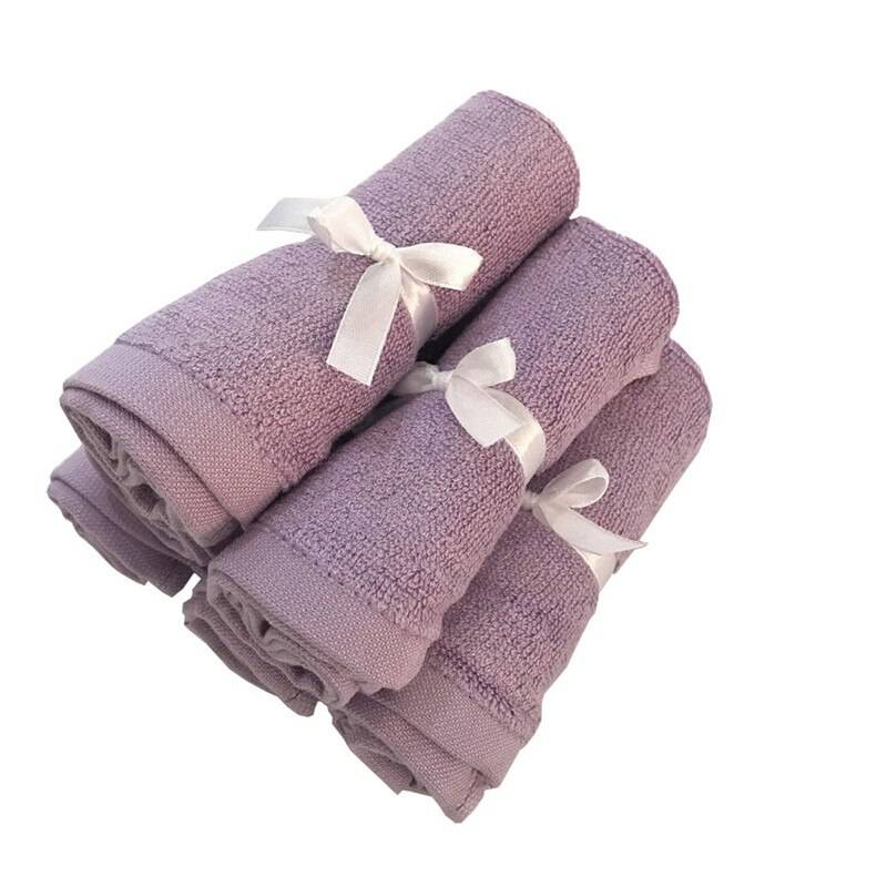 Colorful Bamboo Baby Towels 6 pcs Set Baby Care Bath & Shower Products