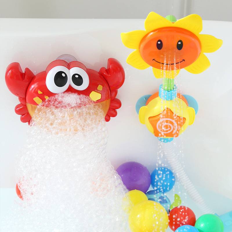 Automatic Bubble Machine Bath Toy for Kids Baby Care Bath & Shower Products