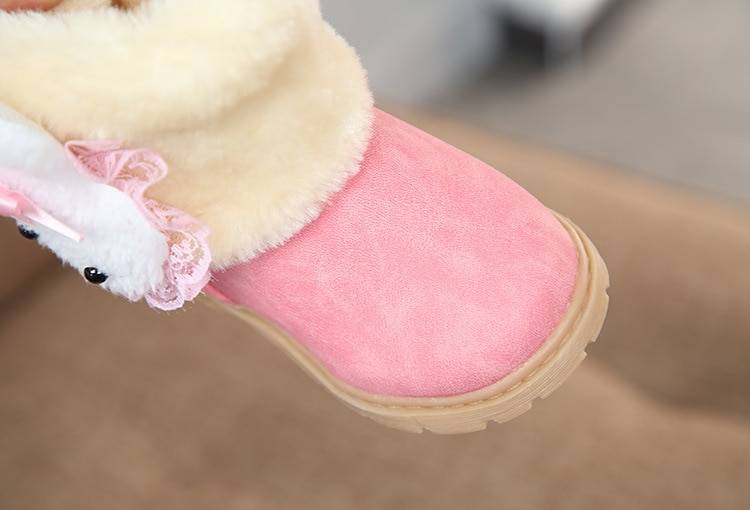 Girl’s Kawaii Plush Winter Boots Baby Girl's Shoes